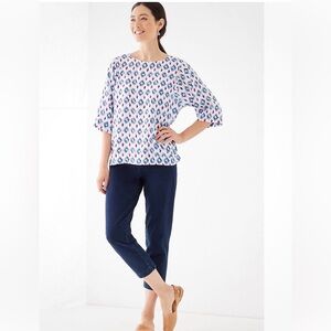 Pure J Jill Ikat relaxed fit Top Sz XL